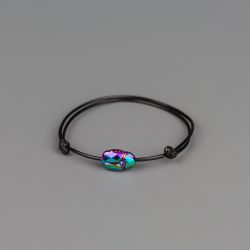 Амулет с елемент Swarovski Скарабей Scarabaeus Green