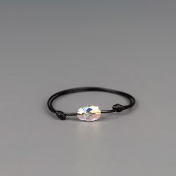 Амулет с елемент Swarovski Скарабей Aurore Boreale