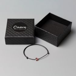 Амулет с елемент Swarovski Сърце Blush Rose