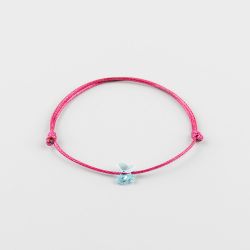 Цикламена гривна с пеперуда кристал Swarovski elements