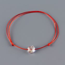 Амулет с детелина кристал Swarovski Crystal Aurore Boreale