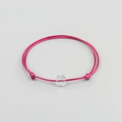 Гривна в циклама с детелина кристал Swarovski elements