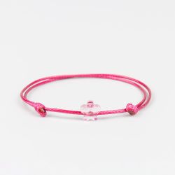 Цикламена гривна с цвете кристал Swarovski elements