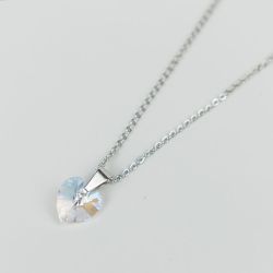 Дамско колие със сърце кристал Swarovski Moon Light