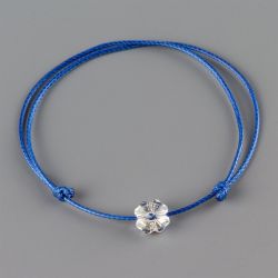 Гривна с детелина елемент Swarovski Aurore Boreale