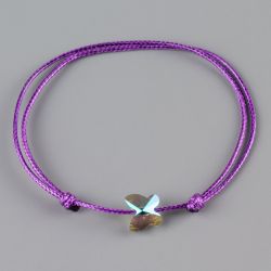Гривна с пеперуда кристал Swarovski цвят Paradise Shine