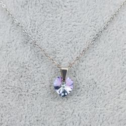 Дамско колие със сърце кристал Swarovski Vitrail Light