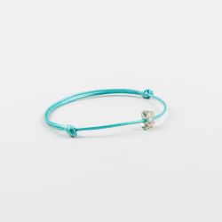 Тюркоазена гривна с пеперуда кристал Swarovski elements PS