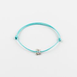 Тюркоазена гривна с пеперуда кристал Swarovski elements PS