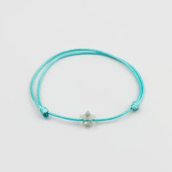 Тюркоазена гривна със звезда кристал Swarovski elements
