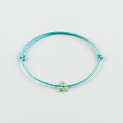 Тюркоазена гривна с пеперуда Swarovski elements Peridot