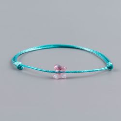 Тюркоазена гривна с пеперуда кристал Swarovski elements