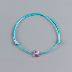 Тюркоазена гривна с пеперуда кристал Swarovski elements
