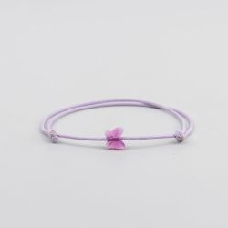 Виолетова гривна с пеперуда Swarovski elements