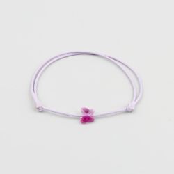 Виолетова гривна с пеперуда Swarovski elements