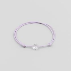 Виолетова гривна с детелина Swarovski elements Crystal
