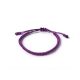Виолетова плетена гривна Тибетски възел на щастието