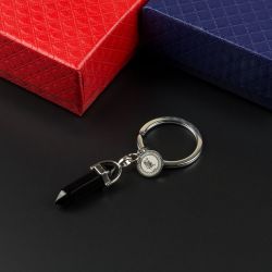 Ключодържател с полускъпоценен камък Оникс