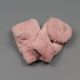 Розови дамски ръкавици без пръсти с капаче 